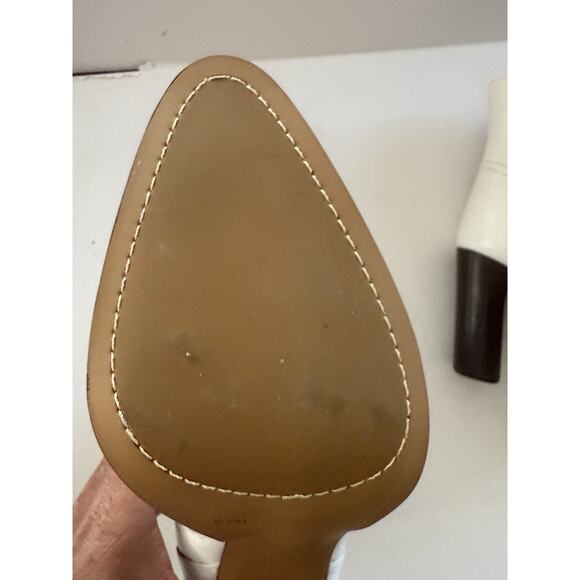 NEW Vince Camuto Epandra Leather White Cowboy Rodeo Gogo Disco Glam Boots Size 9 - Picture 13 of 13